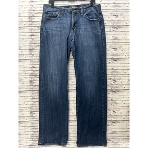 Lucky Brand 361 Vintage Straight Leg Jeans Men's Size 34x33 Medium Wash Denim